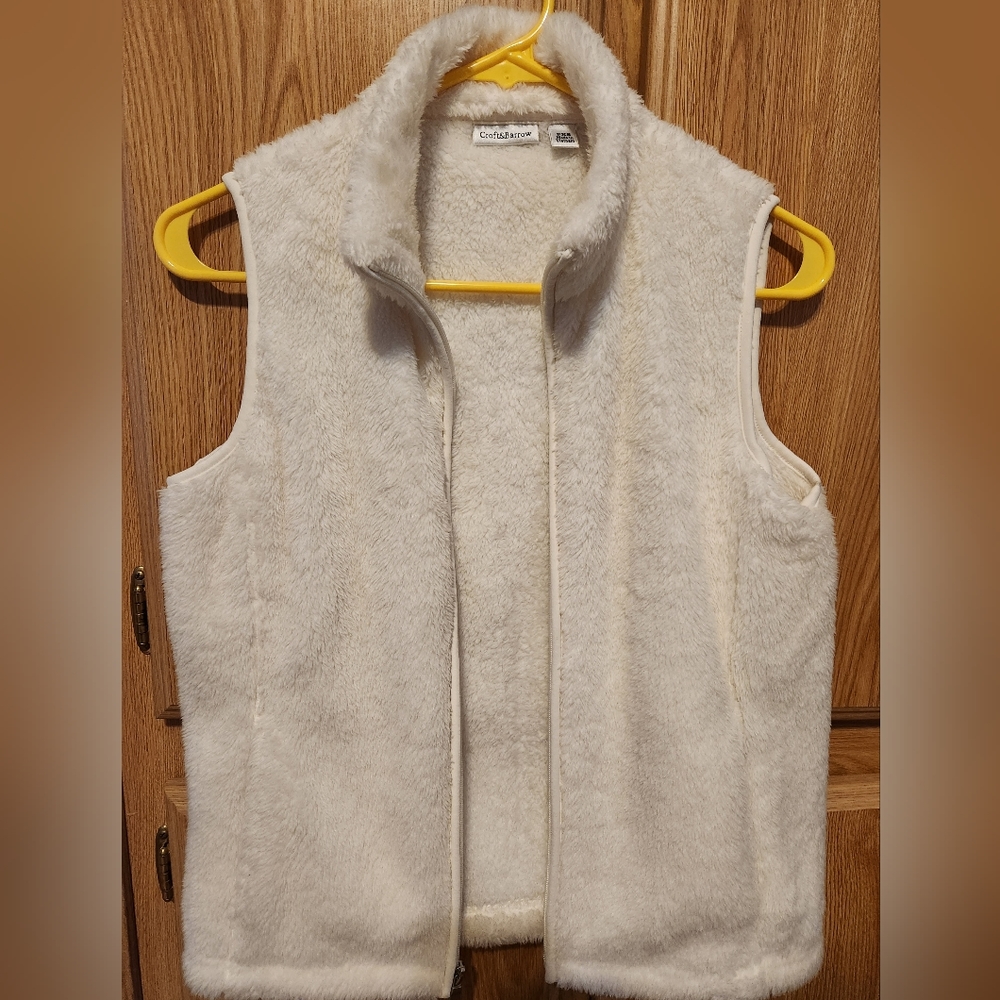 Faux fur vest